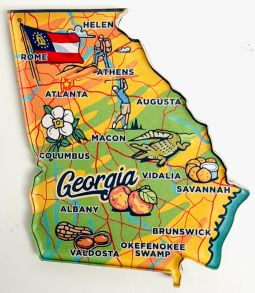 Sensational Georgia Magnet ($8)